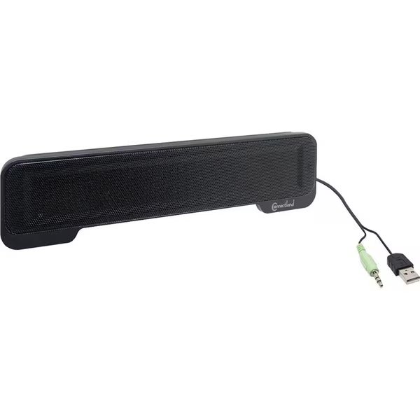 Usb Soundbar Stereo Speakers, 2X2.5W, Bl, Syba, Mfr#: CL-SPK20138